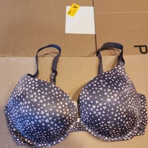 New Victoria Secret Heart Patterned Bra 36DD